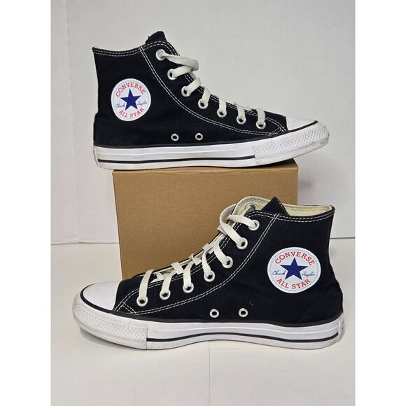 Converse All Stars Shoes - Converse Chuck Taylor All Star High Top Sneakers | Women's Size 8 | Black White